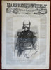 Thanksgiving in Camp W. Homer 1862 Harper's Civil War newspaper complete issue