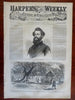 Winslow Homer Forest Pickets Harper's Civil War newspaper 1862 complete issue