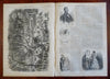 Winslow Homer Forest Pickets Harper's Civil War newspaper 1862 complete issue