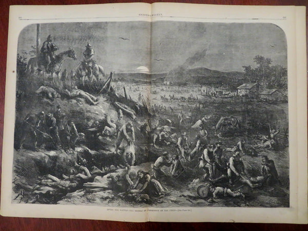 Battlefield Looters Maryland Harper's Civil War battle maps 1862 issue Garibaldi