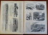 Wall Street Scene Harper's Reconstruction Era newspaper 1866 complete issue