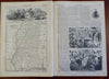 Mississippi Map Emigration Reconstruction Era newspaper 1866 complete issue