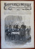 Lincoln & Cabinet Winfield Scott Harpers Civil War newspaper 1861 complete issue