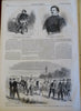 Lincoln & Cabinet Winfield Scott Harpers Civil War newspaper 1861 complete issue