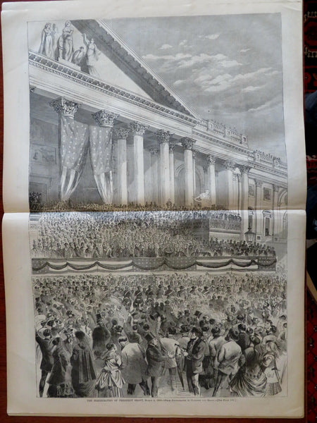 Grant Inauguration Senate Harper's Reconstruction newspaper 1869 complete issue