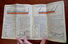 National Dixie Highway Grade & Surface road Guide 1924 Mohawk Rubber Co Brochure