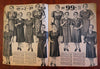 Lane Bryant Winter Sale Women's Fashion 1940 illustrated mail order catalog