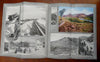 Manitou & Pike's Peak Cog Railway Colorado tourism c. 1920's Brochure w/ map