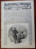 Confederate Slave Pickets Harper's Civil War newspaper 1863 complete issue