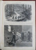 Ice Skating Winslow Homer Harper's Civil War newspaper 1862 complete issue