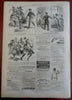 General Sickle's Infantry Charge Harpers Civil War newspaper 1862 complete issue