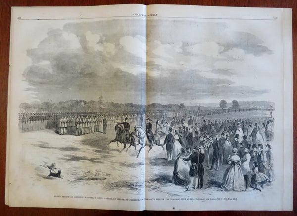 Harper's Ferry McDowell Ohio Harper's Civil War newspaper 1861 complete issue