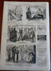 Central Park Zoo Belmont Harper's Reconstruction newspaper 1866 complete issue