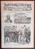 NYC Billiard Tournament Harper's Reconstruction newspaper 1866 complete issue