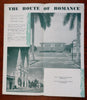 Grace Line New York to California 1934 illustrated advertising brochure
