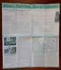 Grace Line New York to California 1934 illustrated advertising brochure