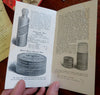Hygiene Advertisements Soap Perfume c. 1890's Lot x 4 product packaging ephemera