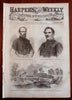 Battle of Winchester Buell Harper's Civil War newspaper 1862 complete issue