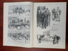 Black Cavalrymen Navy ships Harper's Spanish-American War newspaper 1898 issue
