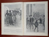 9th Cavalry Black Regiment Harper's Spanish-American War newspaper 1898 issue