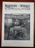 U.S.S. Maine Explosion Havana Harper's Spanish-American War newspaper 1898 issue