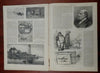 World Building Fire Plains Life Harpers Gilded Age newspaper 1882 complete issue