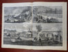 Soldier's Dream Russian Visitors Harpers Civil War newspaper 1863 complete issue