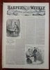 Winslow Homer Winter Scenes Snow Slide Harper's newspaper 1860 complete issue