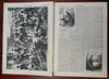 Winslow Homer Winter Scenes Snow Slide Harper's newspaper 1860 complete issue