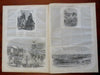 Winslow Homer Central Park Carriages Harper's newspaper 1860 complete issue