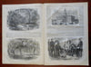 Winslow Homer Thanksgiving Day Print Harper's newspaper 1860 complete issue