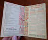 The Hague Netherlands City Plan Promo c. 1890's M.J. Visser tourist pamphlet