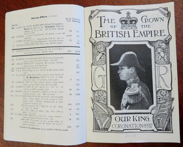 George VI Coronation Souvenir 1937 British Royal family illustrated booklet