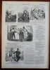 Winslow Homer x 4 Thanksgiving Scenes Harper's newspaper 1858 complete issue