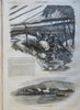 Winslow Homer Boston Common Train Wreck Harper's newspaper 1858 complete issue