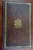 18th Century Decorative Leather Secret Compartment Book Box Lovely Binding