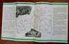 Vermont Hunting & Fishing Tourist Info 1937 illustrated brochure w/ maps