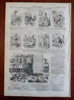 Salt Lake City Maine Lumber Chess Harper's newspaper 1858 complete issue