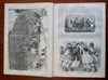 Sleighing on Broadway Winter Sports Harper's newspaper 1858 complete issue