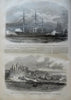 Admiral Farragut Union Draft Harper's Civil War newspaper 1863 complete issue