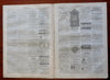 Admiral Farragut Union Draft Harper's Civil War newspaper 1863 complete issue