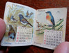 Colgate Perfumers Pocket Calendar 1900 bird illustrations miniature promo book