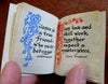 Pearls of Wisdom 1965 one of a kind hand-made hand painted miniature book