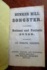 Bunker Hill Songster American Patriotic Lyrics 1870's juvenile illustrated book