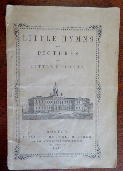 Hymns & Pictures for Children 1846 Religion Juvenile chap book woodcuts