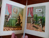 Funny Cat & Dog Children's Story c. 1870 Dutch juvenile book w/ 16 color lithos