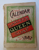 Oakley's Queen Soap Miniature Pocket Calendar 1887 product promotional booklet