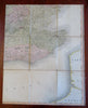 England Wales Scotland U.K. 1794 John Cary huge linen backed 9 sheet mammoth map