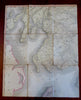 England Wales Scotland U.K. 1794 John Cary huge linen backed 9 sheet mammoth map