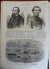 Alarmed Picket Winter Scene Harper's Civil War newspaper 1862 complete issue